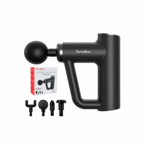 Terraillon Fitness Massager – Massagepistol med 4 massagehuvuden