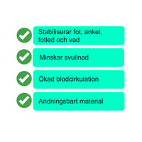 Kompressionsstrumpor för vardagsbruk – 4-pack