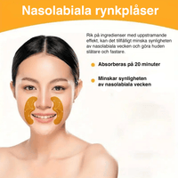 Rynkutjämnande plåster för näsa och läppar – 10-pack