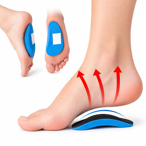 Andningsbara fotvalvssulor – kompakta halvsulor (2-pack)