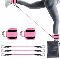 Justerbara ankelmotståndsband för rehabilitering – 3-pack