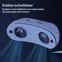 Elektrisk anti-snarkningsenhet med nässtimulering