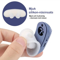 Elektrisk anti-snarkningsenhet med nässtimulering