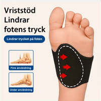 Ergonomiska bågstöd för hålfot – stötdämpande, 1 par