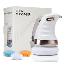 Elektrisk cellulitmassagemaskin med roterande borstar