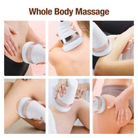 Elektrisk cellulitmassagemaskin med roterande borstar