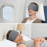 DreamShade mjuk sovmask i bomull med justerbart band