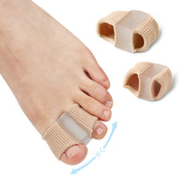 Dubbel tåseparerare för hallux valgus – mjukt silikon, 2-pack