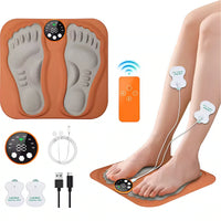 Elektrisk fotmassagematta med EMS – muskelstimulering för fötter och underben