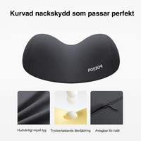 Ergonomisk nackkudde ErgoDream med konturformat nackstöd