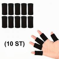 Mjuka fingerkompressionshylsor med stöd – 10-pack