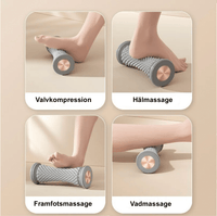 Fotmassagerulle med tryckpunkter för smärtlindring