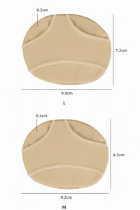 Mjukt framfotsskydd i silikon – avlastande 2-pack