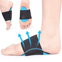 Hålfotsstöd med gelinsats för mjuk avlastning (2-pack)