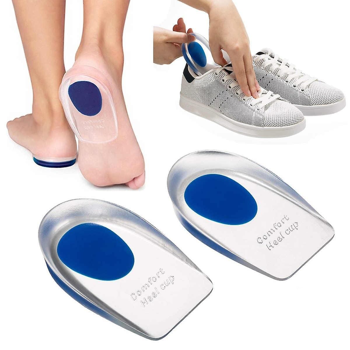 Hälinlägg i silikongel för hälsporre – 2-pack