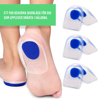 Hälinlägg i silikongel för hälsporre – 2-pack