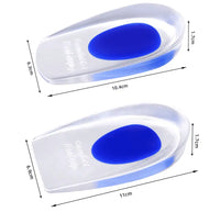 Hälinlägg i silikongel för hälsporre – 2-pack