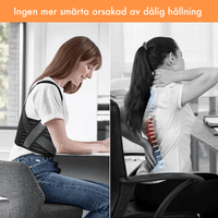 Justerbar hållningsväst med axelstöd för bättre hållning