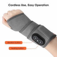 Handledsband med rödljusterapi, värme och vibrationsmassage