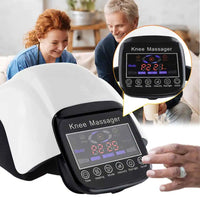 Knämassagerare med värme och rödljusterapi