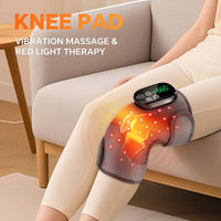 Trådlös knämassageapparat med rödljusterapi och vibration