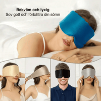 Lyxig blackout-sovmask med justerbart band – mjuk och ljusblockerande
