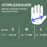Medicinska kompressionshandskar med utvändiga sömmar – 2-pack