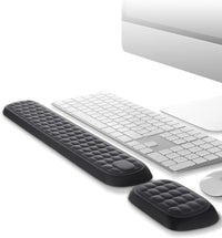 Ergonomiskt handledsstöd i memory foam för tangentbord