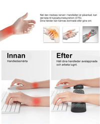 Ergonomiskt handledsstöd i memory foam för tangentbord