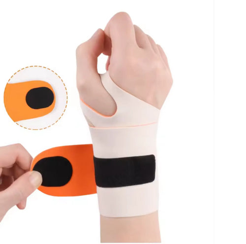 Mjukt handledsstöd med kompression för dagligt bruk