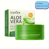 Kollagenögonmask med aloe vera – 60 st för intensiv fukt