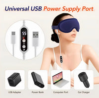 Ögonmask med värmefunktion och vibrationsmassage