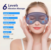 Ögonmask med värmefunktion och vibrationsmassage