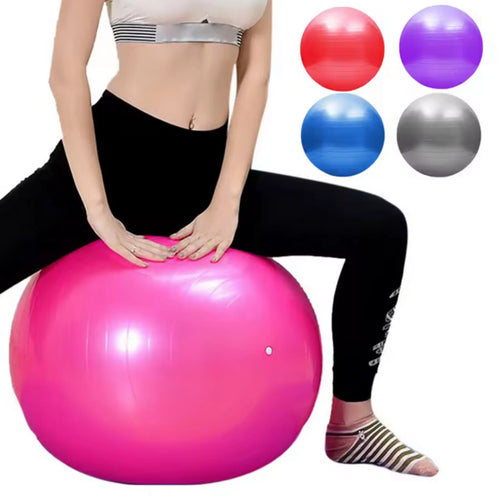 Pilates- och yogaboll 65 cm för balans och bålträning