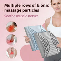 Ryggsträckare för ländrygg med ergonomisk stödbåge