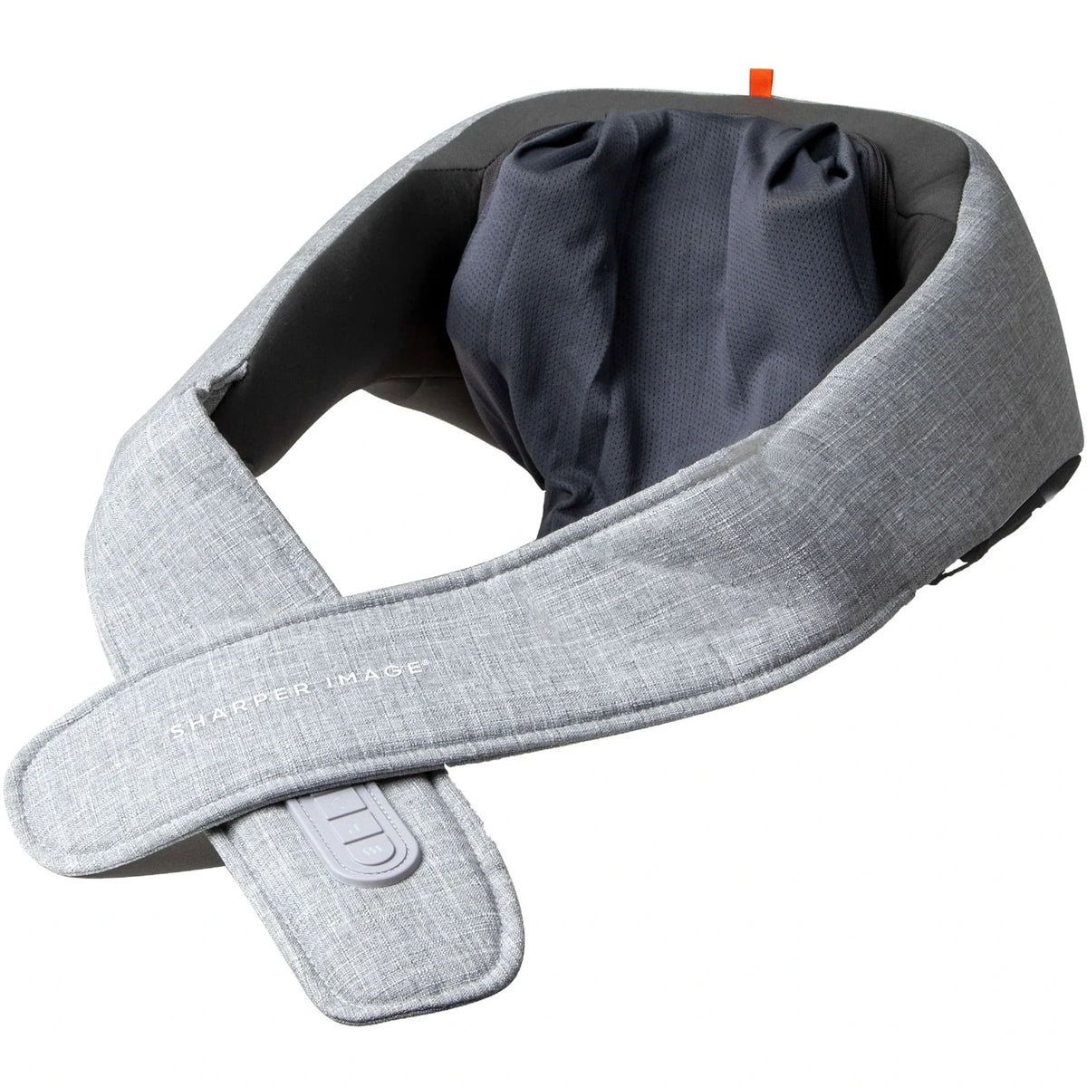 Sharper Image Realtouch Shiatsu Wireless nack- och ryggmassager i grått tyg