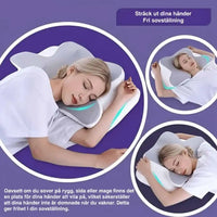 Ergonomisk memory foam-sovkudde för alla sovpositioner