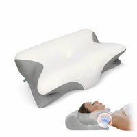 Ergonomisk memory foam-sovkudde för alla sovpositioner