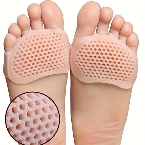Stötdämpande framfotskuddar i silikon – halkfria (2-pack)