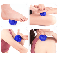 Taggig massageboll för triggerpunkter och fotstimulan
