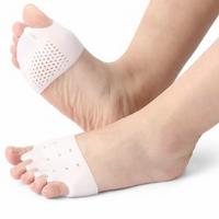 Tåseparerare i silikon för 5 tår mot hallux valgus (2-pack)