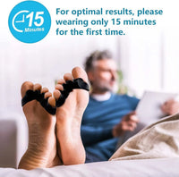 Tåseparerare i silikon mot hallux valgus (2-pack)