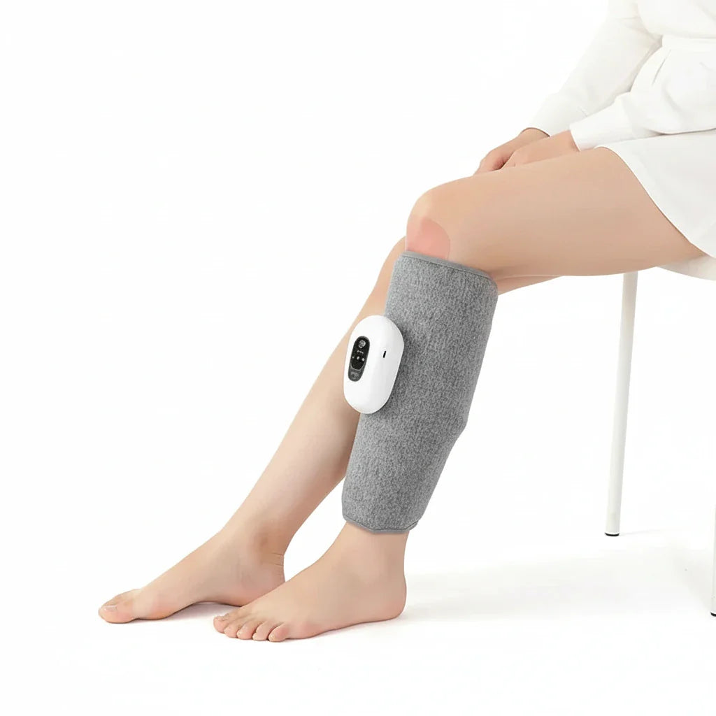 Trådlös vadmassageapparat med kompressionsteknik